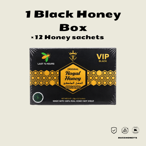 Black vip Honey - Black Honey Sachets 12 Count