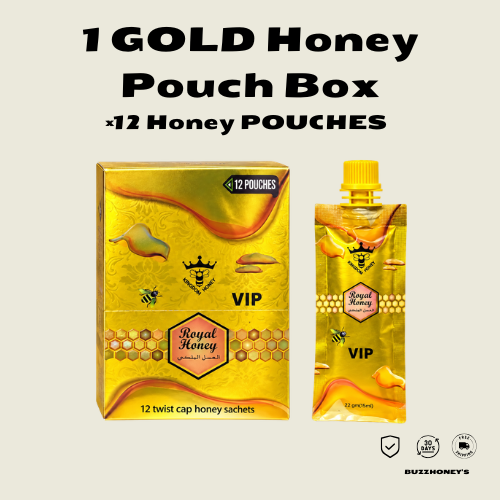 Gold Pouches - Gold Honey Box 12 Pouches